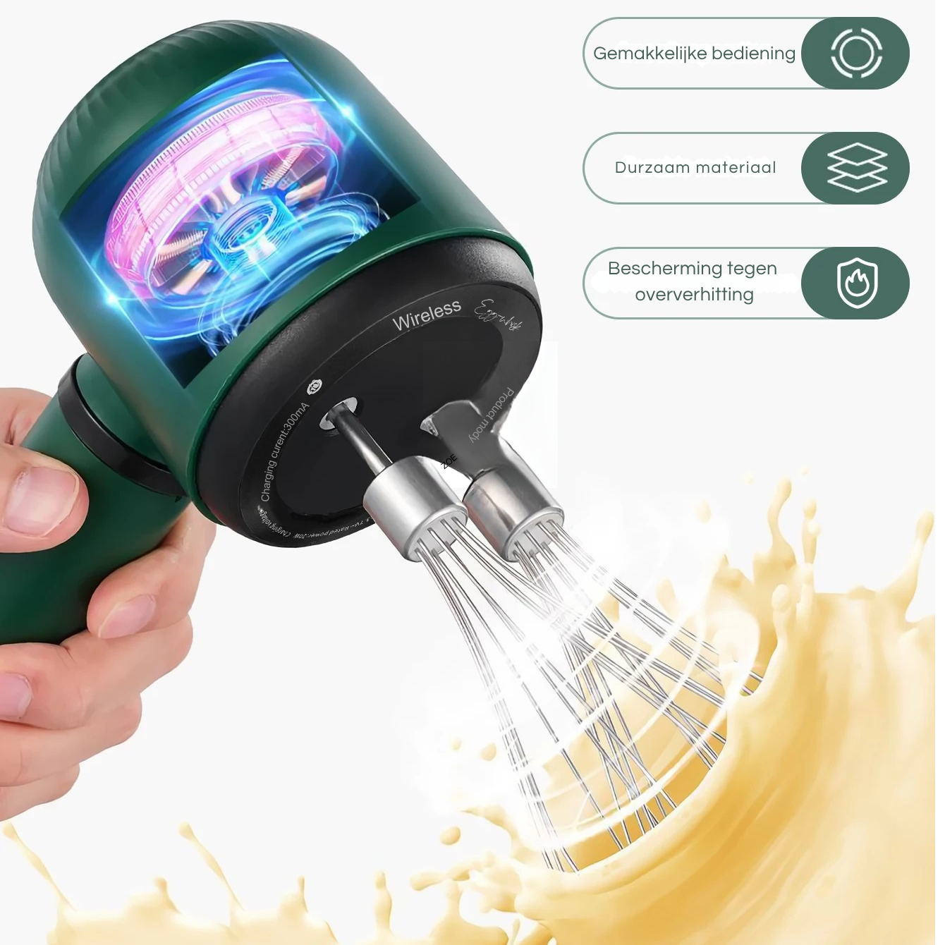 Draadloze staafmixer